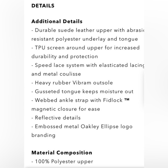 Oakley Meridian Boot Size 13 NIB - Picture 6 of 17